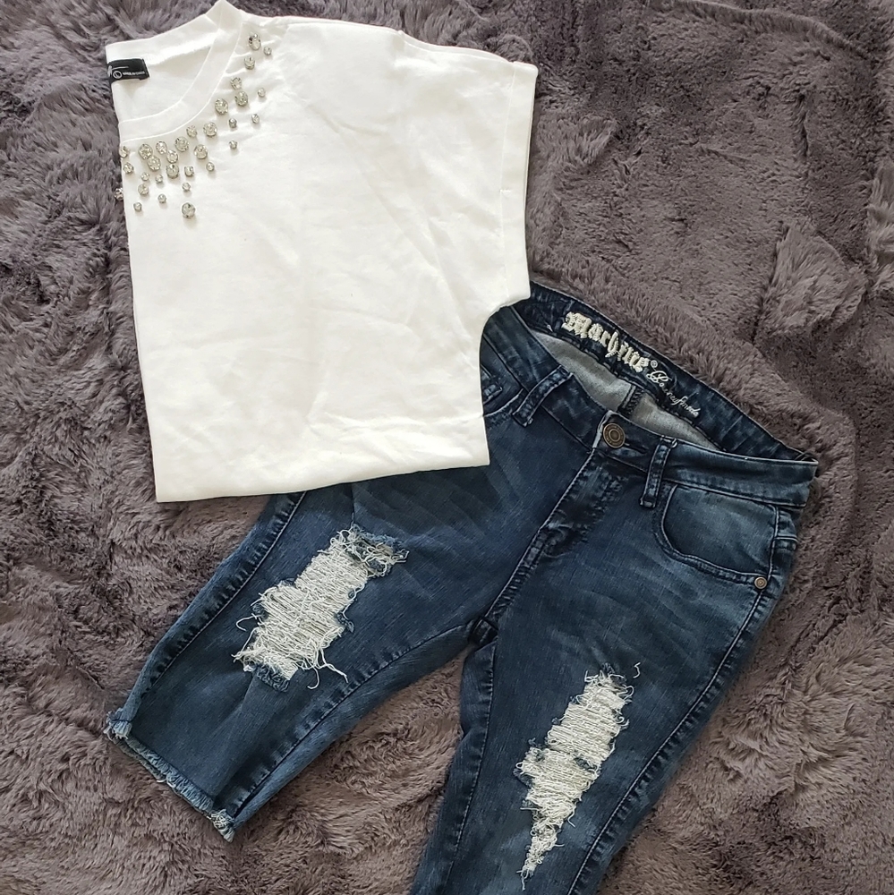 Denim Bermuda Short Sizes: Various - Picture 3 of 5
